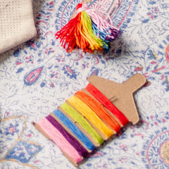 Rainbow Embroidery Threads - by Chasing Threads