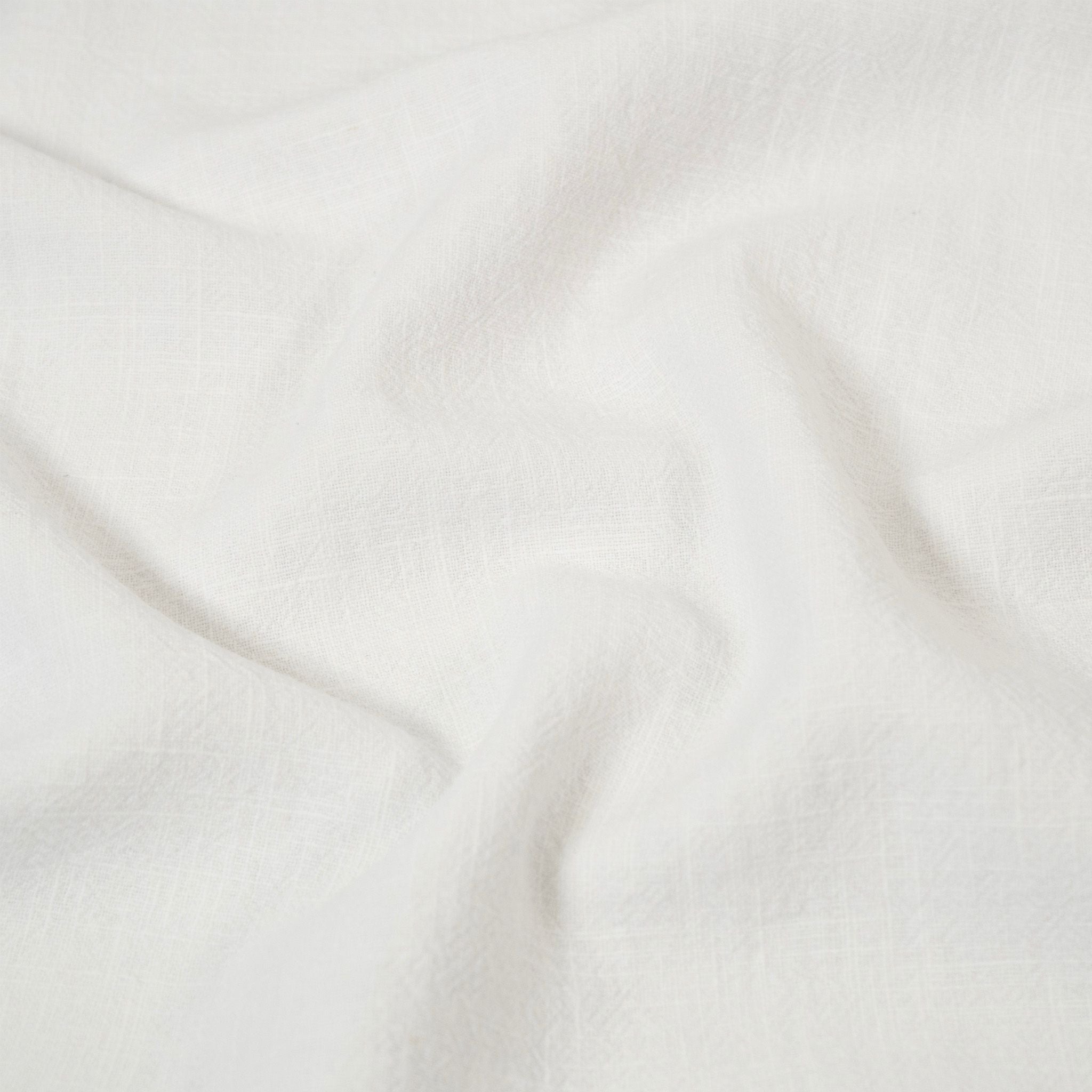 Snow White 100% Linen Fabric
