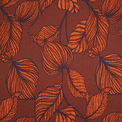 Autumn Leaves 100% Viscose Fabric