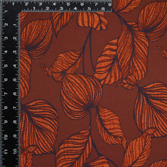 Remant of Autumn Leaves 100% Viscose Fabric