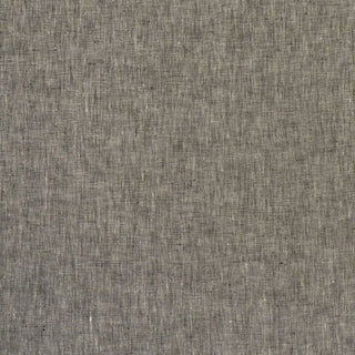 Black Melange Linen Fabric 0.9m Remnant