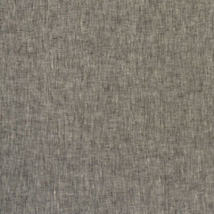 0.9m Remnant of Black Melange Linen Fabric