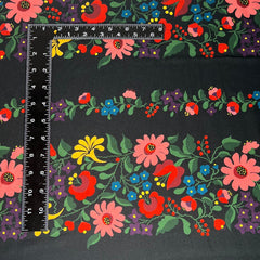 Fabric Godmother Joni EcoVero Crepe Navy Fabric 0.9m Remnant