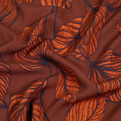 Remant of Autumn Leaves 100% Viscose Fabric