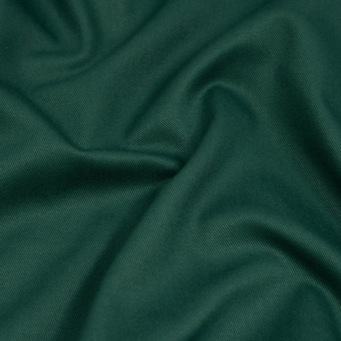 Bottle Green Heavyweight Cotton Drill Fabric