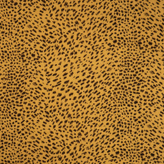Small Leopard Mustard Print 100% Viscose Fabric