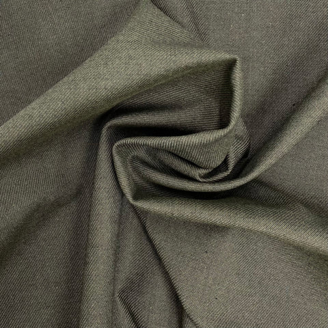 Bay Leaf Stretch Cotton Fabric Close Up