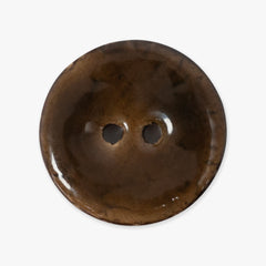 Brown Olive Coconut Shell Buttons | 2-Hole | 23mm