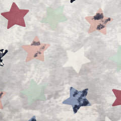 Cloudy Stars Viscose Fabric
