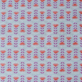 Lewis and Irene Red and Purple Desert Flower Fabric