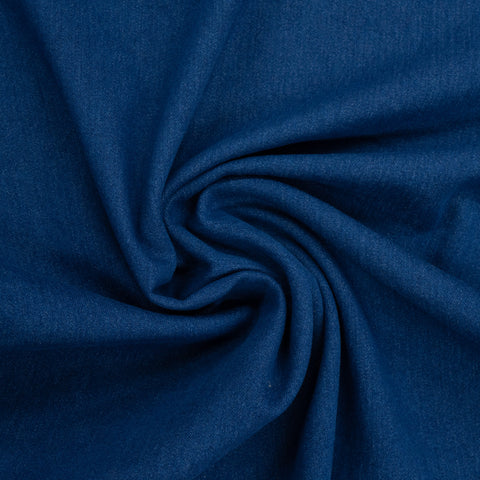 Super Stretchy Blue Denim Fabric