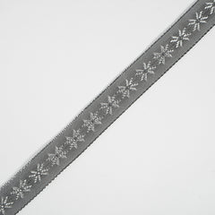 Metallic Snowflake Ribbon | 15mm