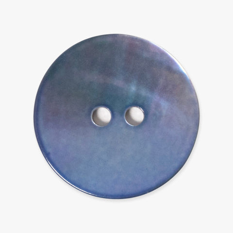 Dark Royal Shell Buttons | 2-Hole | 18mm