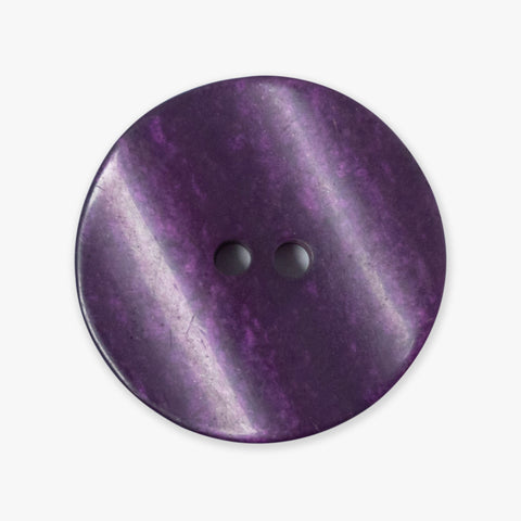 Deep Purple Wavy Buttons | 2-Hole | 23mm
