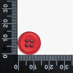 Demon Scarlet Cotton Buttons | 4-Hole | 15mm