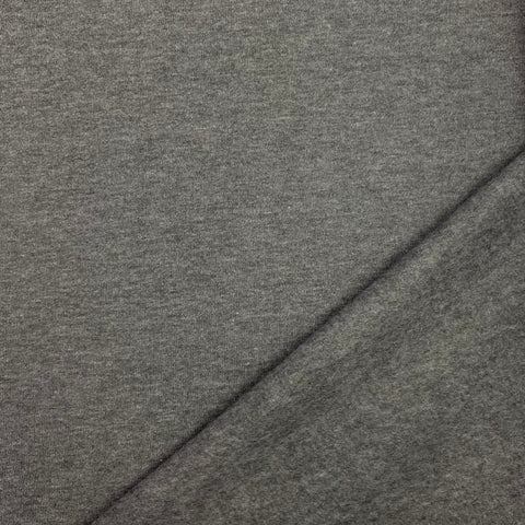 Sweatshirt Fleece Backed Fulton Dark Grey Fabric