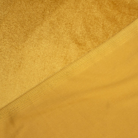 Stretch Velour Gold Fabric