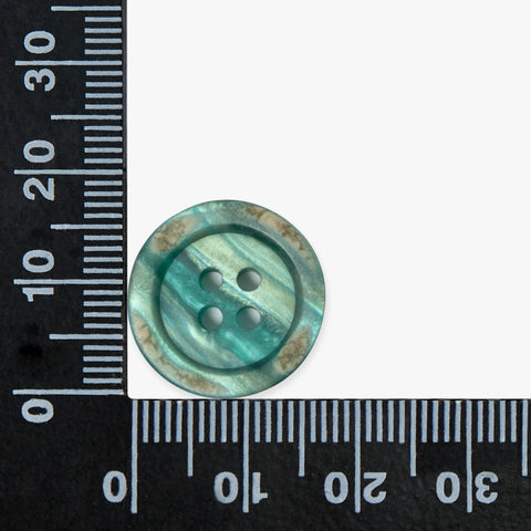 Green Ombré Buttons | 4-Hole | 18mm