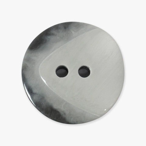 Grey Two Tone Buttons | 2-Hole | 25mm