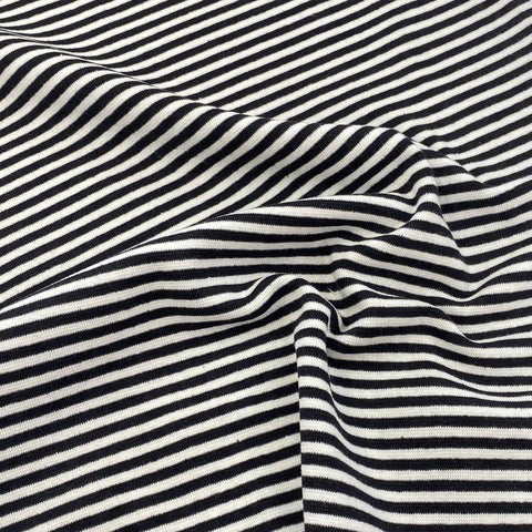 Grey Heather/Green 2 Stripe Jersey Knit Fabric - SKU 275 — Nick Of Time  Textiles