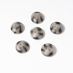 Light Grey Two Tone Buttons | 2-Hole | 18mm