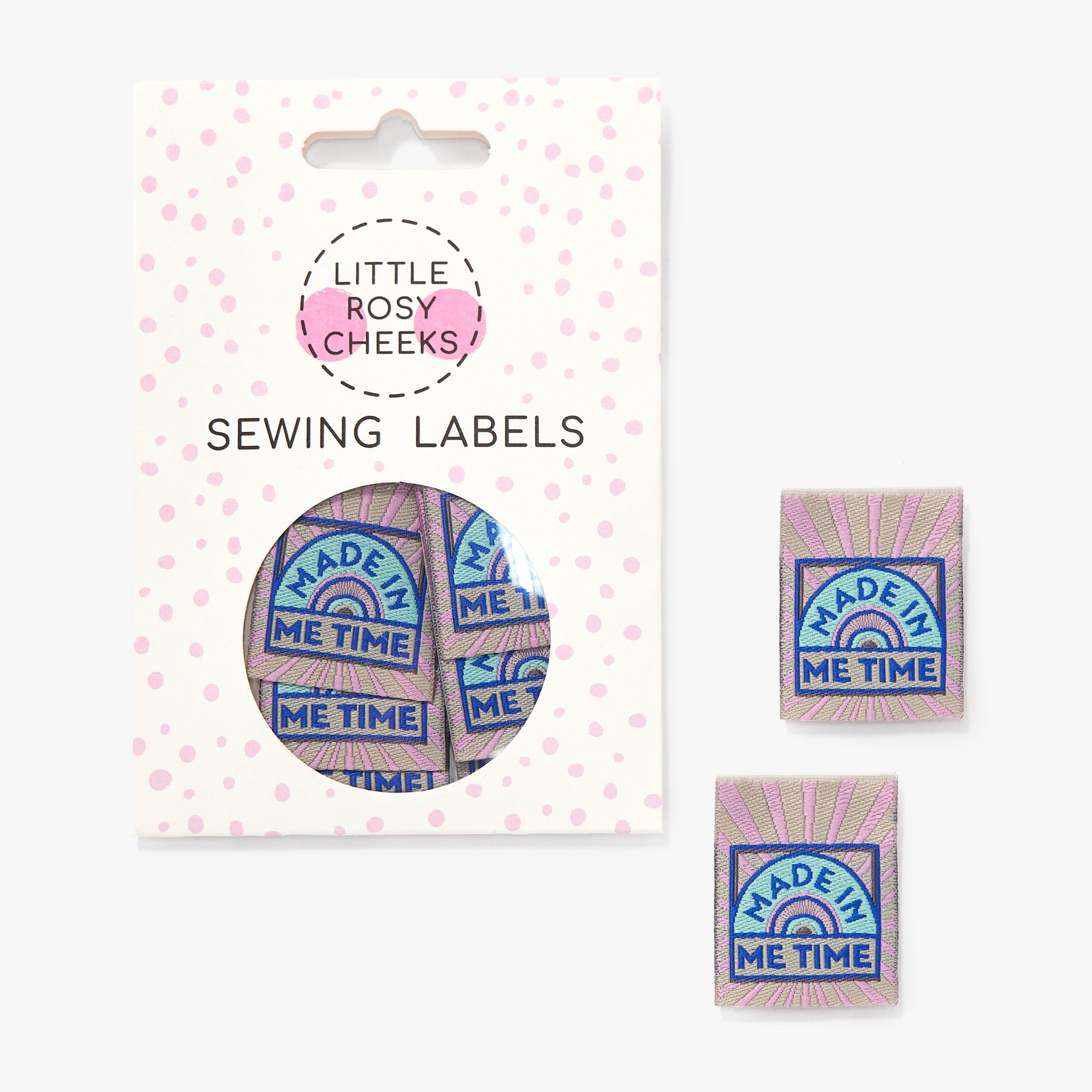 'MADE IN ME TIME' Pack of 6 Sewing Labels