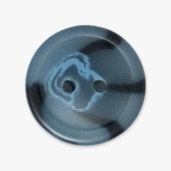 Navy Blue Two Tone Buttons | 2-Hole | 18mm