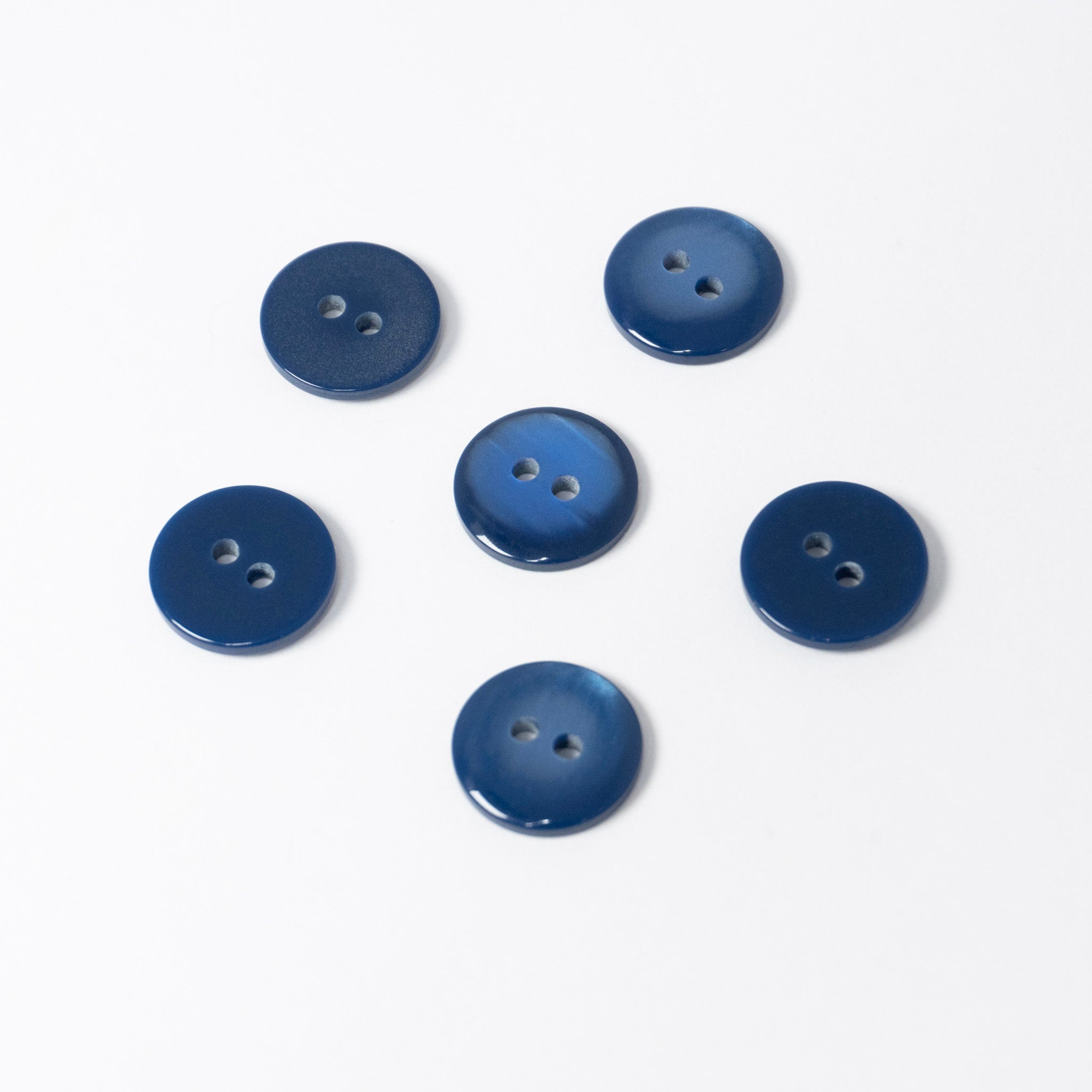 Navy Buttons | 2-Hole | 14mm