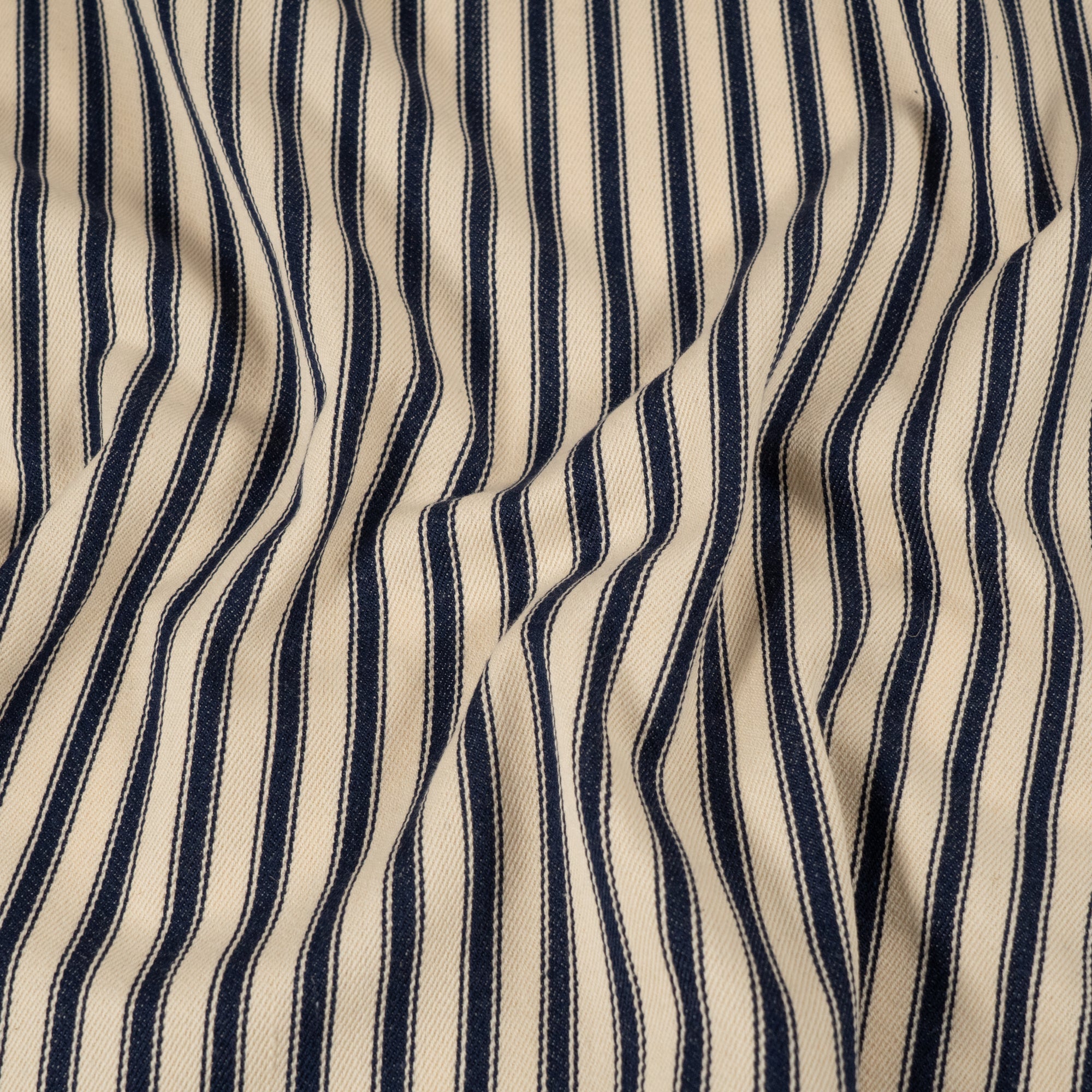 Navy Canvas Ticking Stripes Fabric  Buy Online Now – Sew Me Something