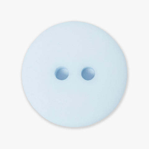 Pale Blue Matte Buttons | 2-Hole | 18mm/20mm