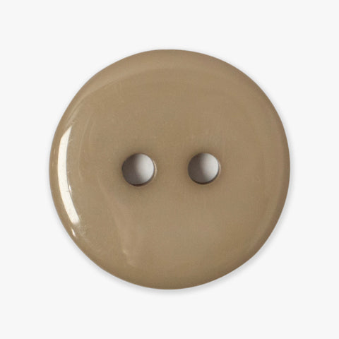 Pale Brown Buttons | 2-Hole | 18mm
