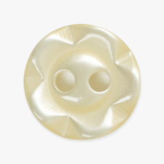 Pale Yellow Flower Buttons | 2-Hole | 12mm
