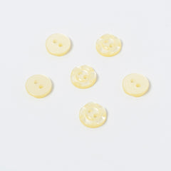 Pale Yellow Flower Buttons | 2-Hole | 12mm