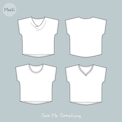 Ladies T-shirt Sewing Pattern - Peaseblossom