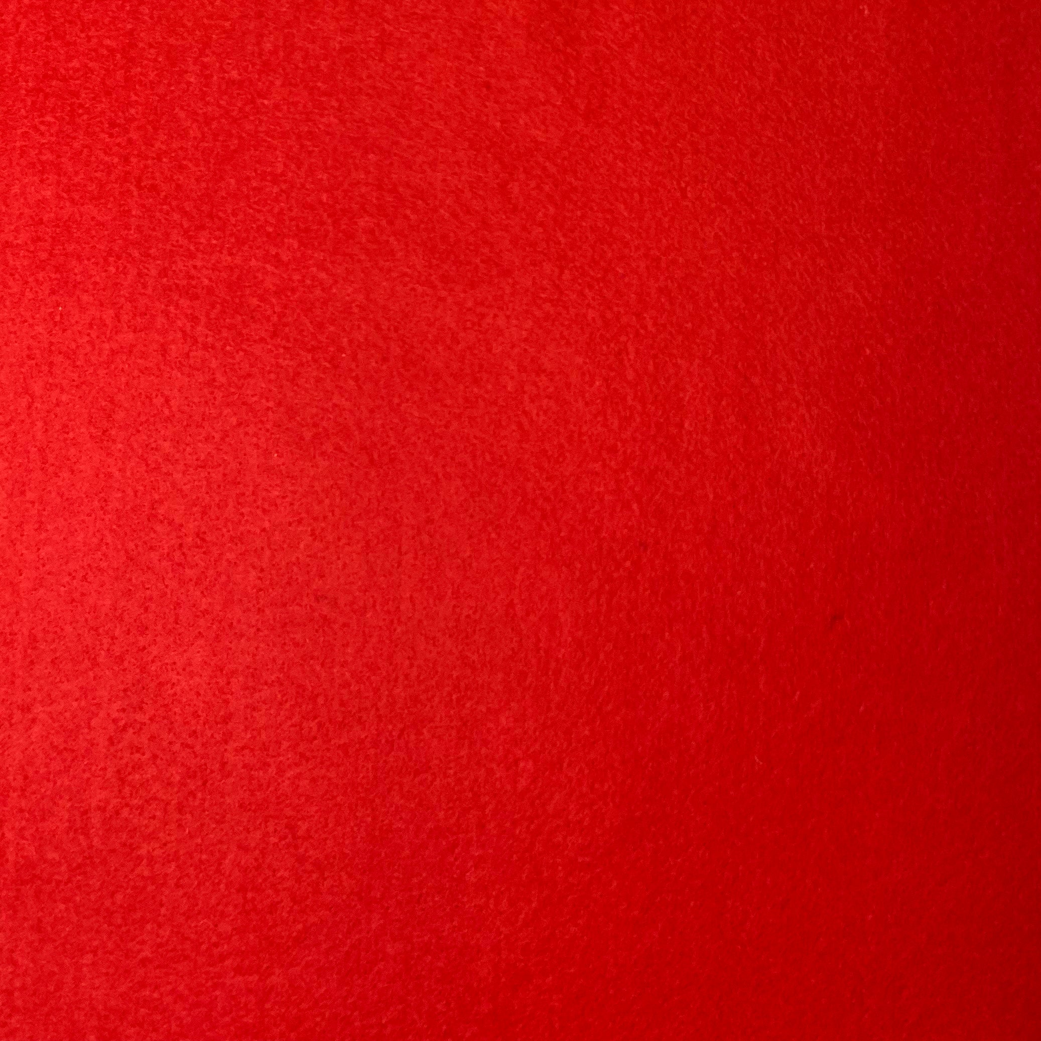 Red Felt Crafting Fabric