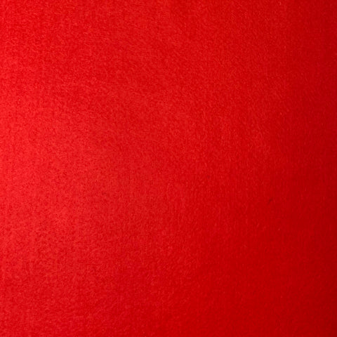 Red Felt Crafting Fabric