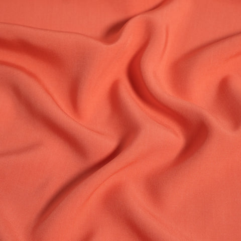 Salmon Pink 100% Viscose Fabric