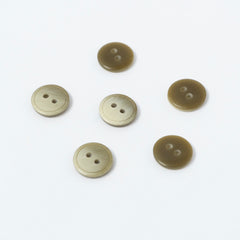 Small Mottled Olive Buttons | 2-Hole | 12mm