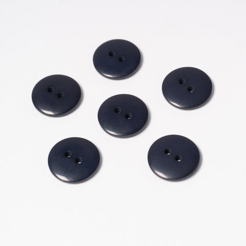 Navy Buttons | 2-Hole | 18mm