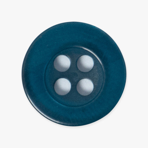 Teal Buttons | 4-Hole | 10mm