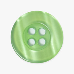 Translucent Green Buttons | 4-Hole | 15mm
