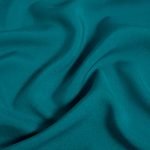 Turquoise 100% Viscose Fabric