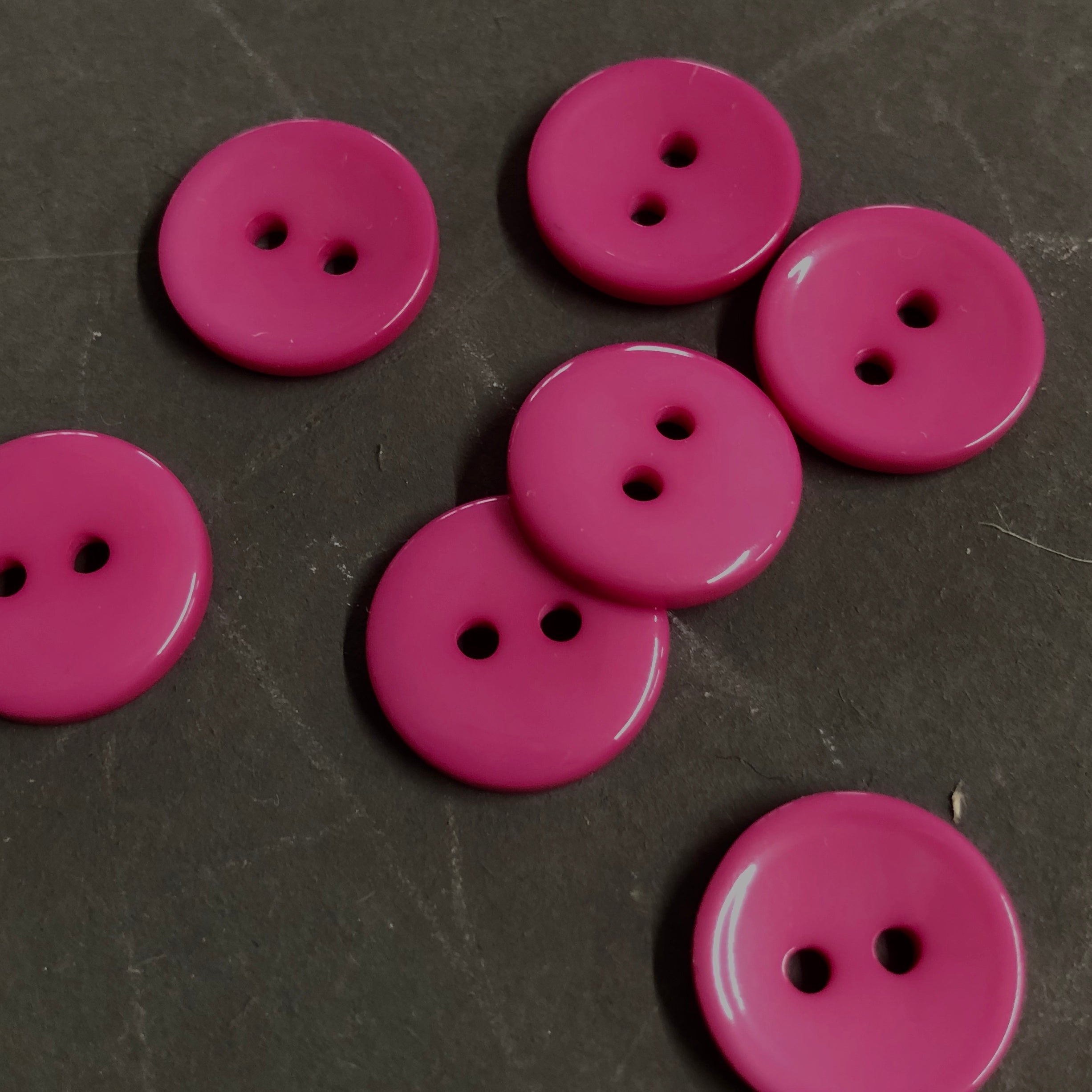 Dusty Pink Buttons | 2-Hole | 15mm