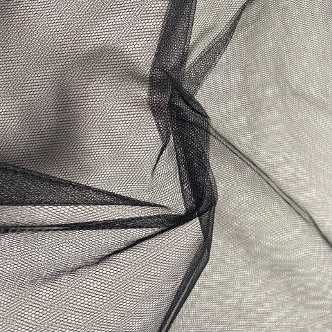 Dress Netting Black Fabric
