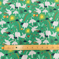 Jubilee Morning Cotton Jersey Fabric 1.0m Remnant