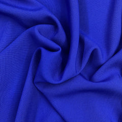 Royal Blue Viscose Twill Fabric